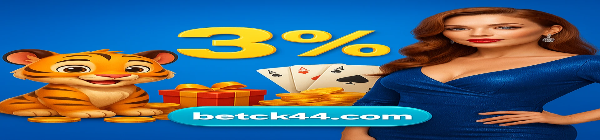 ck44‑এ ৩% অবিলম্বে নগদ ফেরত পান, জয় হোক বা হোক না হোক। একটি মিষ্টি বাঘ এবং এক রাজকুমরীর সাথে আমাদের বিনোদন জগতে যোগ দিন এবং প্রতিটি গেমে পুরস্কার পান।